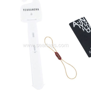 Star logo plastic seal with tag for luxury